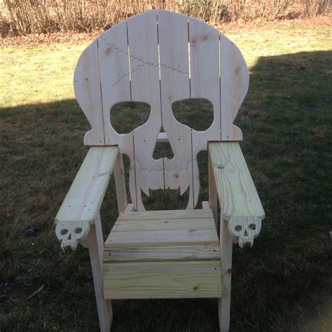 Skull Chair Adirondack Chairqueen Sized Chair Yard
