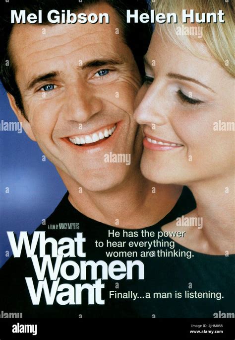 MEL GIBSON HELEN HUNT WHAT WOMEN WANT 2000 Stock Photo Alamy