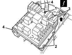 5505A13 ADDITIONAL JUNCTION UNIT IN ENGINE COMPARTMENT - R.R. - Fiat