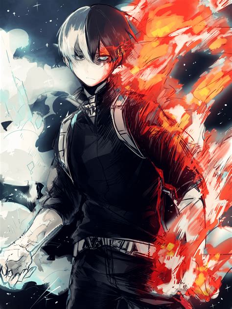 Todoroki Black Wallpapers Top Free Todoroki Black Backgrounds