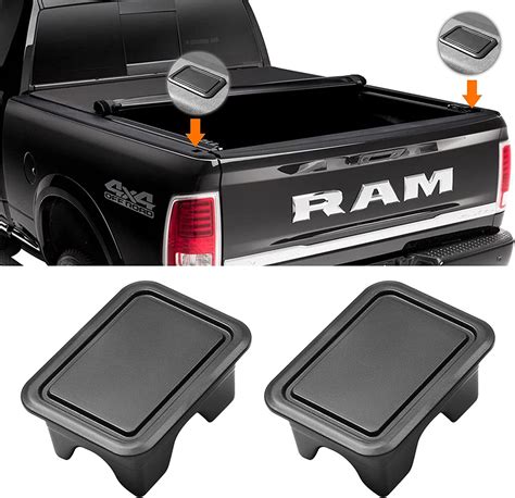 Moonlinks Ram Stake Pocket Covers Rear Truck Bed Rail Stake