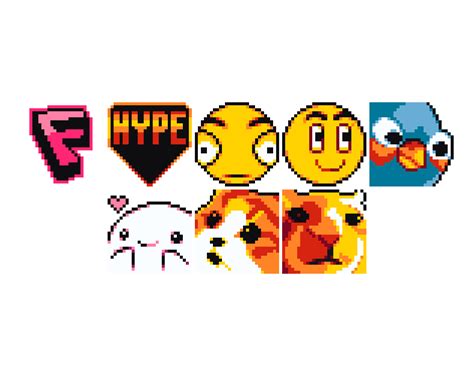Pixel Art Emotes Twitch By Toronja