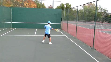 Tennis Practice Wall Figure 8 Drill Youtube