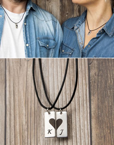 See more ideas about jewelry, girlfriend jewelry, bling. Couples Necklace Couples Jewelry Couples Necklace Heart ...