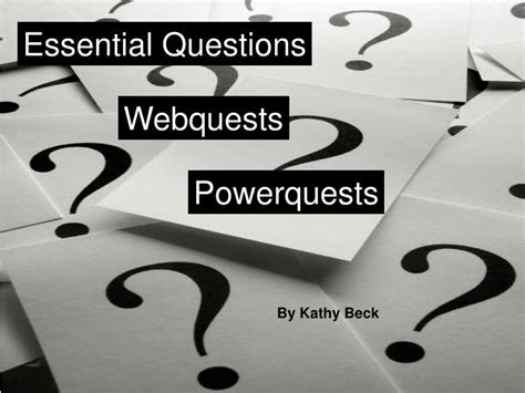 Ppt Essential Questions Powerpoint Presentation Free Download Id