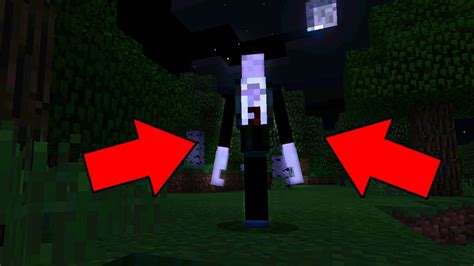 I Found Slenderman In Minecraft Pocket Edition Slenderman Addon Youtube