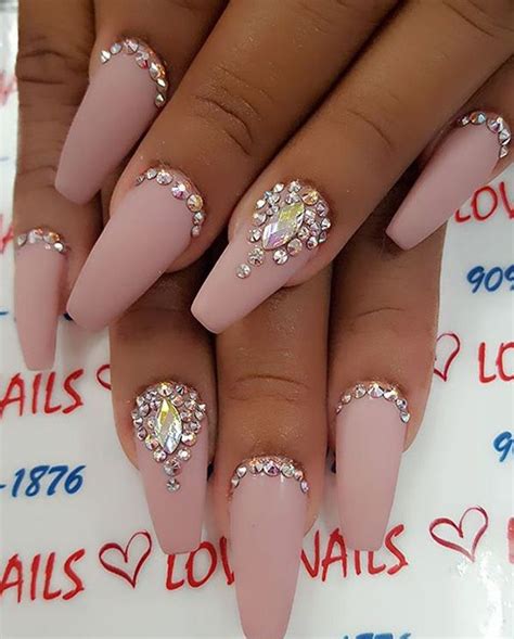 50 rhinestone nail art ideas art and design nails design with rhinestones rhinestone nails