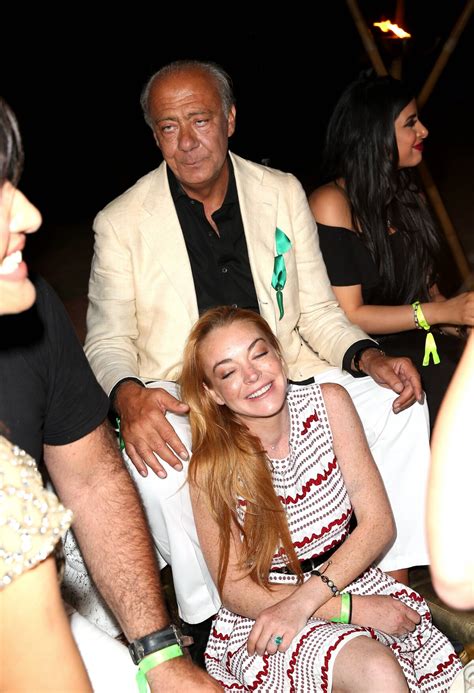 Photo Fawaz Gruosi Et Lindsay Lohan Lors De La Soirée Danniversaire