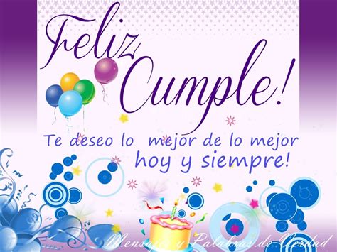 97 Imágenes de Feliz Cumpleaños con Frases y Mensajes de Felicitaciones