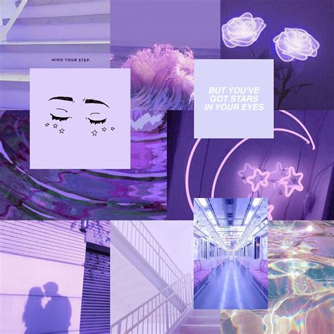 ☾lavender Aesthetic Collage☾ In 2020 Aesthetic Collage Lavender