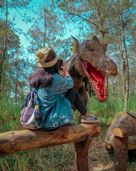Serunya Bertemu Dinosaurus Di Mojosemi Forest Park Destinasi Hits Dan