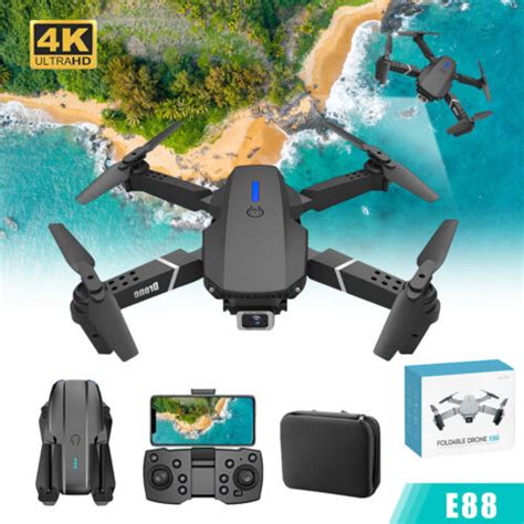 E88pro 4k Hd Dual Camera Drone Gps 5g Wide Angle Wifi Rc Quadcopter
