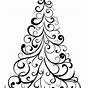 Spiral Christmas Tree Template