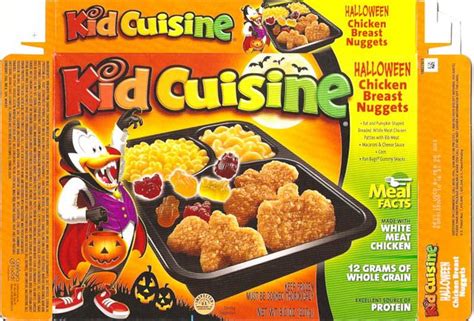 2011 Kid Cuisine Halloween Frozen Tv Dinner Box Kid Cuisine Kid