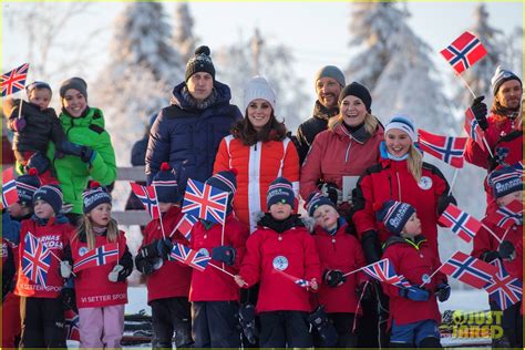 Pregnant Kate Middleton Prince William Bundle Up While Visiting Ski