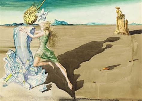 Artwork By Salvador Dalí Study For Trilogy Of The Desert Made Of