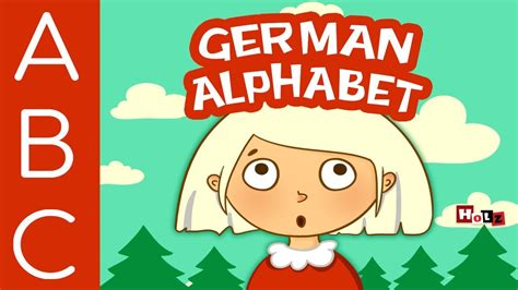 German Alphabet For Kids Abc Coloring Book Youtube
