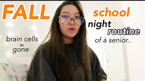 Fall School Night Routine 2021 Youtube