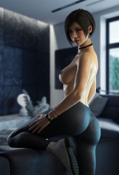 Rule 34 1girls 3d Ada Wong Ass Black Hair Breasts Butt Capcom Choker Female Female Only