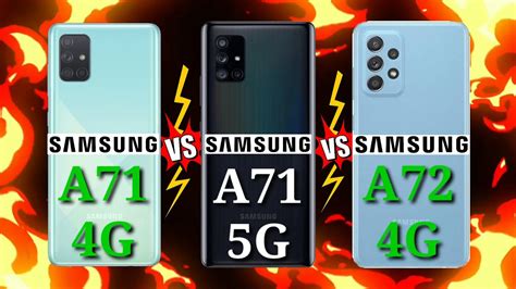 Samsung A71 4g Vs Samsung A71 5g Vs Samsung A72 4g What Is The