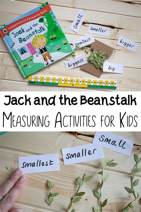 Dltk's fairy tales activities jack and the beanstalk. Jack and the Beanstalk Measuring Activities for Preschoolers