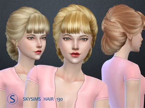 Sims 4 Hairs ~ Butterflysims Hair 130 By Skysims