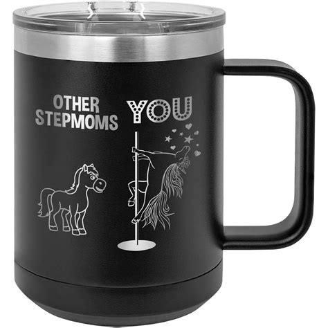 Stepmom Mug Tumbler Travel Coffee Cup Funny T For Birthday Step Mom K 60t Mugs