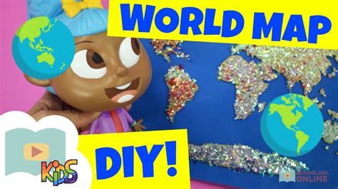 How To Make A World Map Diy Craft Youtube