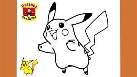 Desenez Pe Pikachu Din Pokemon Usor De Desenat Si Colorat ⚡ How To