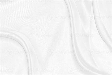 Smooth Elegant White Silk Or Satin Luxury Cloth Texture Can Use As