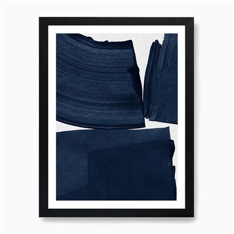 Blue Abstract Painting Abstract Wall Art Minimalist Painting