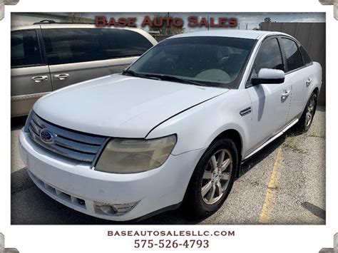 Used 2008 Ford Taurus Sel For Sale In Las Cruces Nm 88005 Base Auto Sales