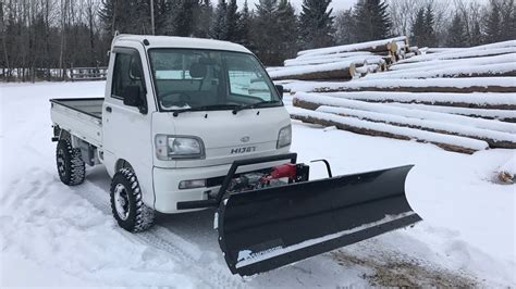Hijet Mini Truck With Upgrades And Snow Plow Youtube