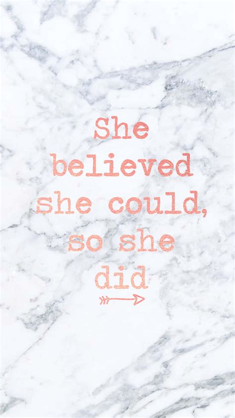 Download She Believed She Could Wallpaper