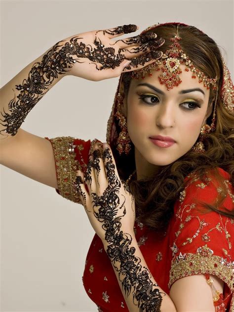 most beautiful henna tattooed indian bride design of tattoosdesign of tattoos