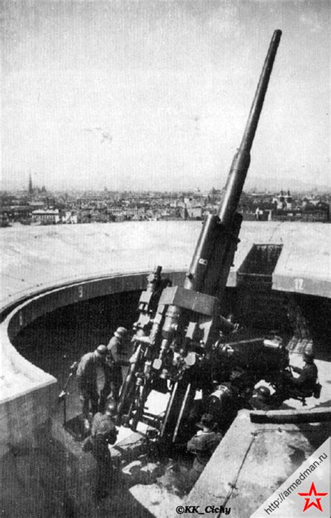 128 мм зенитная пушка Flak 40 обр 1941 г Германия Армии и Солдаты