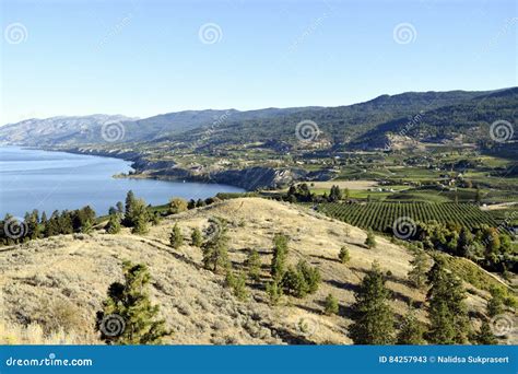 Penticton British Columbia Okanagan Valley Stock Image Image Of