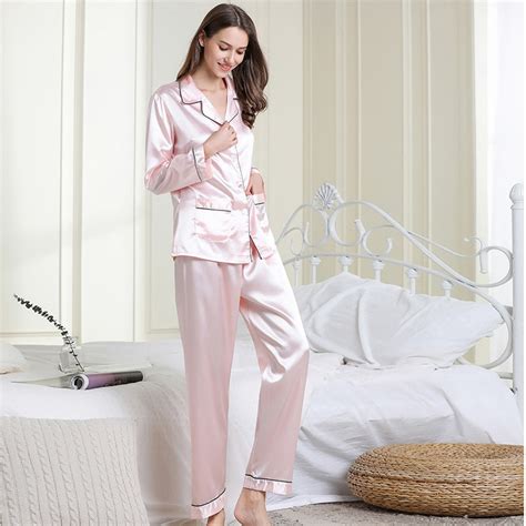 Pure Mulberry Silk Pajama Sets For Women