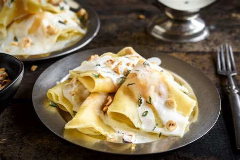 Butternut Squash Ravioli With White Wine Sauce Recipe