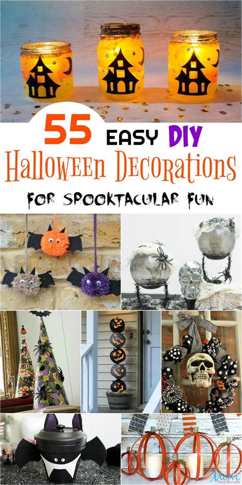 55 Easy Diy Halloween Decorations For Spooktacular Fun Easy Diy