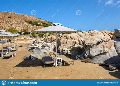 Kolymbithres Beach On Paros Island Greece Stock Photo Image Of