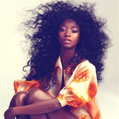 All human hair grows at about half an inch a month, depending on your health and genetics. 20 Best Black Girls with Long Natural Hair | Hairstyles ...