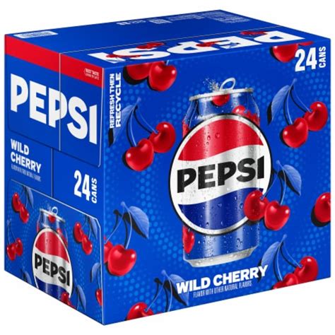 Pepsi Cola Wild Cherry Soda Cans 24 Pk 12 Fl Oz Ralphs