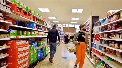Walking In British Supermarket Tesco Inside The Tesco Extra Youtube