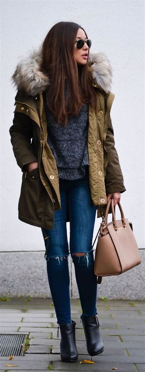 17 Ways To Style Your Parka Outfits Pretty Designs