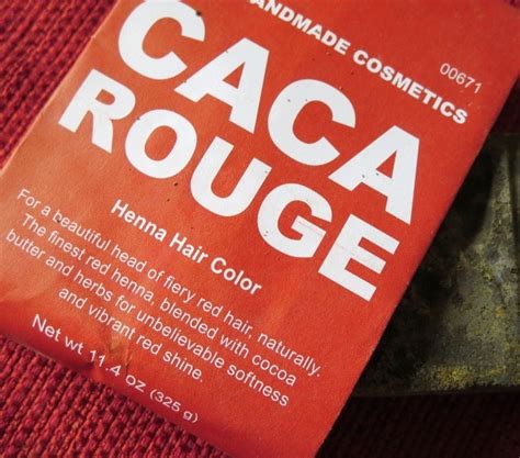 Lush Caca Rouge Henna Hair Color Review
