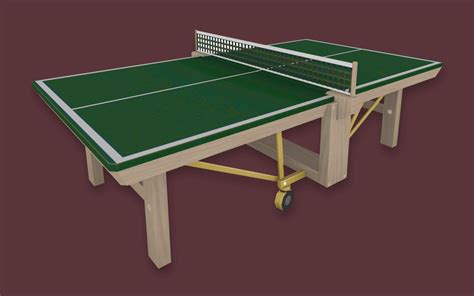 Simplistic Rh Ping Pong Table A Slightly More Dressy Version