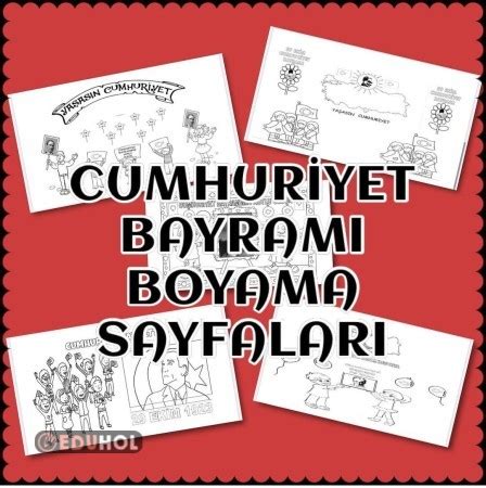 Cumhuriyet Bayram Boyama Sayf Eduhol Etkinlik Ndir Oyun Oyna