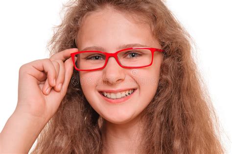 Girl With Reading Glasses Stock Image Image Of Health 31589483