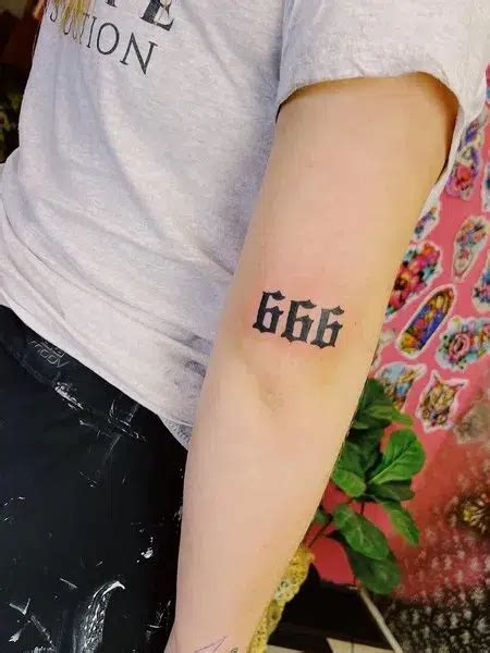 666 Angel Number Tattoo Does It Mean Evil Or Holy Guidance
